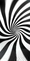 Abstract Black And White Spiral Vortex Background