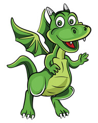 green dragon cartoon