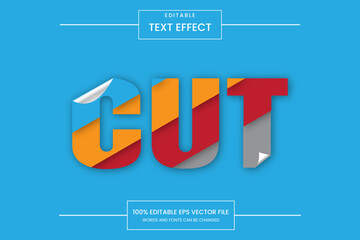 Fototapeta premium 3d font text effect