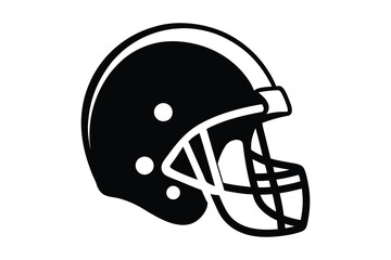 American football helmet isolated on white background