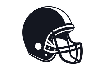 American football helmet isolated on white background