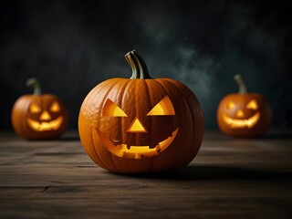 Halloween pumpkin lanterns