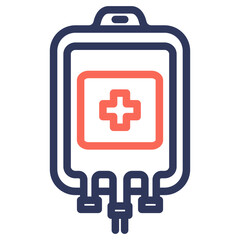 Fototapeta premium Blood Bag Icon