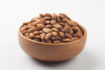 Almond is a deciduous tree in the rose family. It grows to about 6 meters in height and has lanceolate leaves with serrations.
