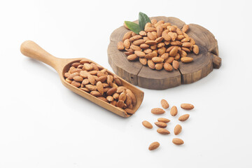 Almond is a deciduous tree in the rose family. It grows to about 6 meters in height and has...