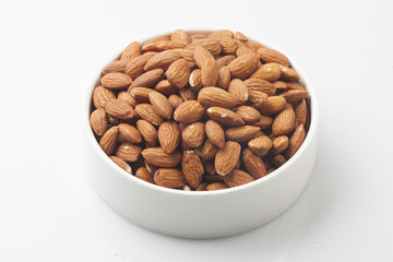 Almond is a deciduous tree in the rose family. It grows to about 6 meters in height and has lanceolate leaves with serrations.
