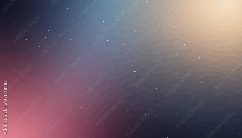 Aufkleber vibrant cosmic light patterns digital space abstract art ethereal environment wide-angle view visual