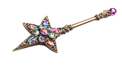 Sparkling Star Wand Magical Jewel Enchantment