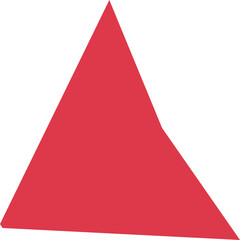 Obraz premium Bold Red Minimalist Icon – Striking & Versatile Symbol for Various Applications