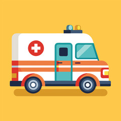 Fototapeta premium ambulance vector