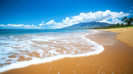 Tropical Beach Paradise: Idyllic Coastal Landscape