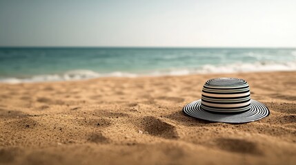 Summer Beach Hat  Sun  Sand  Relaxation  Vacation