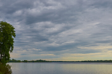 beautiful water pond in Ukraine