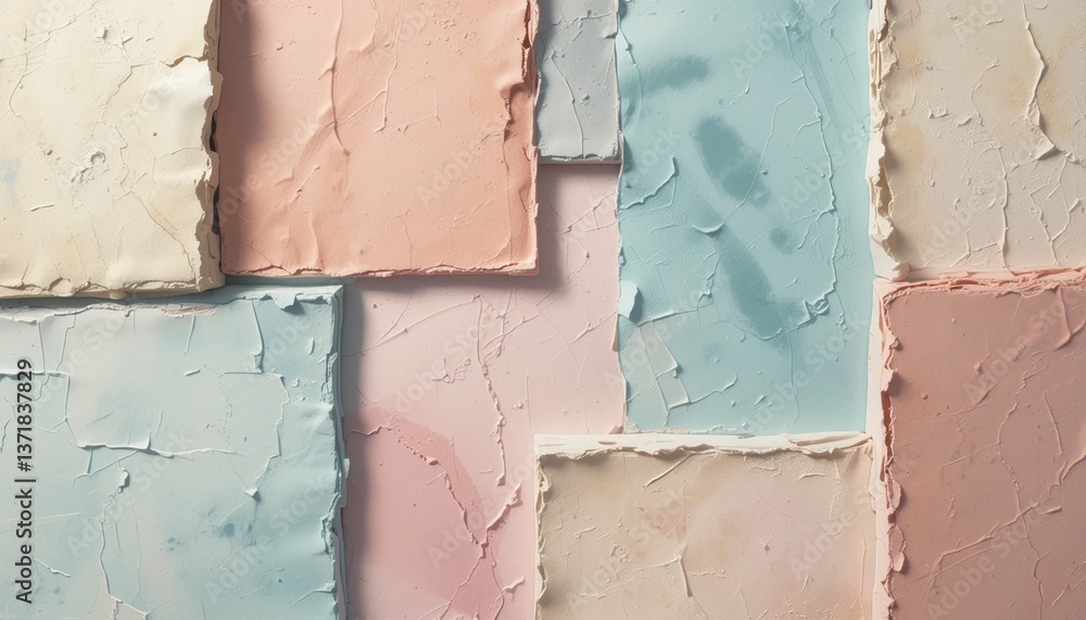 Aufkleber artistic texture patterns studio close-up photography bright color palette overhead view abstract co