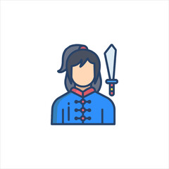 vector illustration of a doctor