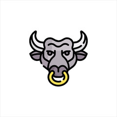 head of bull