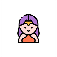 girl with headphones