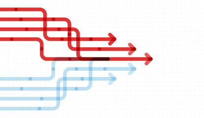 Abstract arrow direction. Business investment to success. financial data graph strategy. Technology background. High speed.