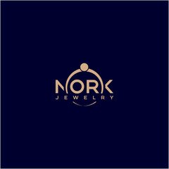NORK jewelry logo design and unique logo design 
