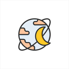vector illustration of a cheese