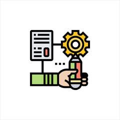 set of icons