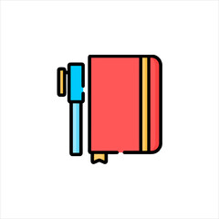 vector illustration of a book