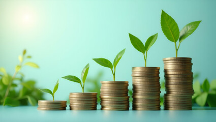 Sustainable Banking: Ethical Lending, Green Bonds & Social Impact - Explore Account Transparency & Governance for Renewable Energy & Fair Trade Growth | Stock Photo Concept