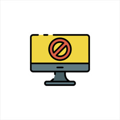 computer monitor with globe