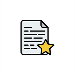 document icon vector illustration