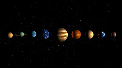 Cosmic alignment of the planets