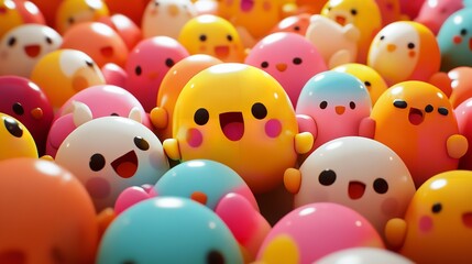 Cartoon pattern wallpaper