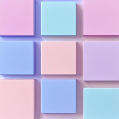 Fototapeta premium Pastel colorful blocks pattern