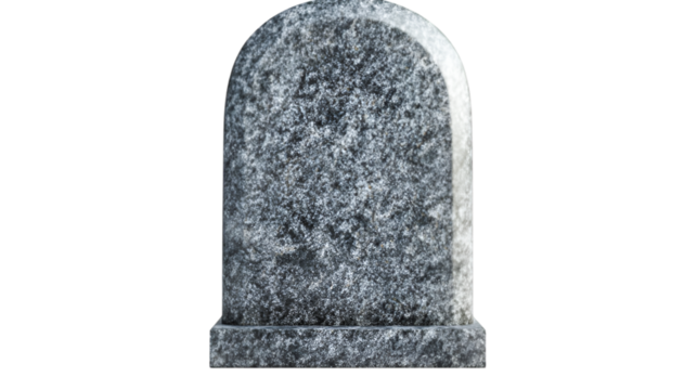 A somber grey headstone stands alone a silent tribute memory loss grief