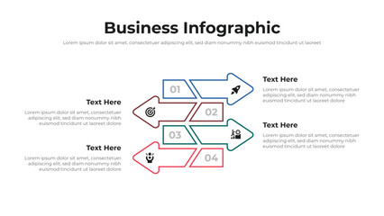 Business infographic presentation layout fully editable.