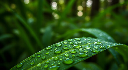 dew on a leaf