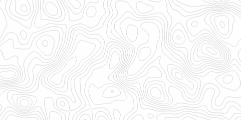 	
Abstract curve grid map and topo contour map on white background, Topographic contour lines. Seamless pattern with lines Topographic map. Geographic mountain relief diagram line wave carve design.