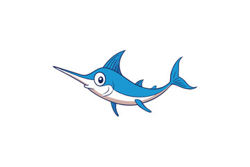 Obraz premium fish cartoon isolated on white