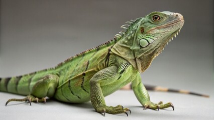 Jamaican Iguana on studio background
