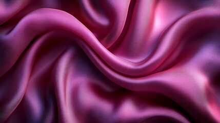 Fototapeta premium A silky texture in shades of deep crimson and soft pink, with intricate folds and highlights that create a luxurious, romantic feel,