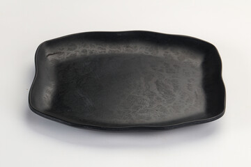 Empty clean color plate dishware