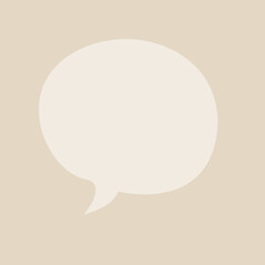Empty Speech Bubble Icon