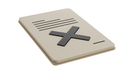 Isolated Document with Cross Symbol Cancellation Concept
