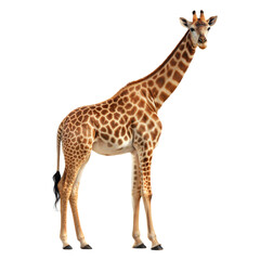 Naklejka premium Giraffe AI Generated Image