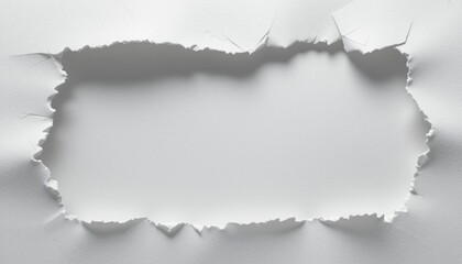 Obraz premium Torn paper texture revealing blank space for creative design studio graphic element minimalist environment top-down view versatile concept