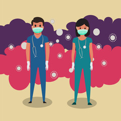 Healthcare Professionals Wearing Protective Gear During Pandemic (1)