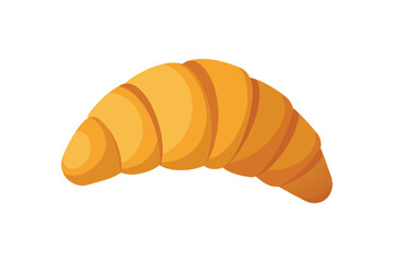 croissant isolated on white background