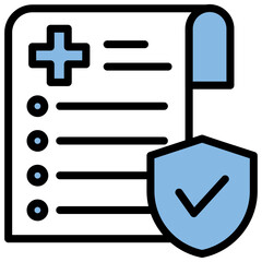 Health Policy Blue Black Icon