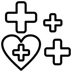 Health Outline Icon