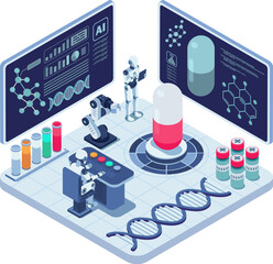 Isometric AI-Driven Laboratory for Drug Development and Biotechnology