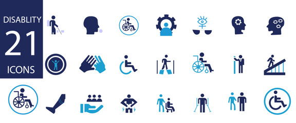 Expert best solid icon set collection. Talent, specific, aptitude, thinking, mentor,